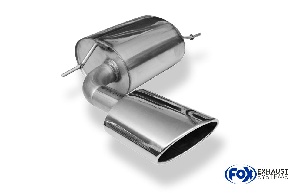 Fox passend fürVW Tiguan II Diesel - 4motion Endschalldämpfer - 160x90 Typ 38