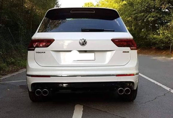 Fox passend für VW Tiguan II Benzin - 4motion - 2,0l 162kW Endschalldämpfer Ausgang rechts/links - 2x90 Typ 12 rechts/links