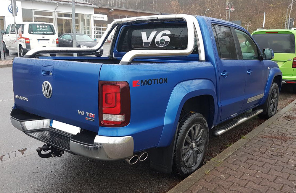 Fox passend fürVW Amarok 4x4 Endrohr rechts zur Seite - 2x115x85 Typ 38 rechts