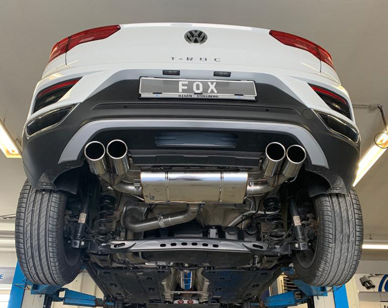 Fox passend fürVW T-Roc - Frontantrieb Endschalldämpfer rechts/links - 2x90 Typ 16 rechts/links