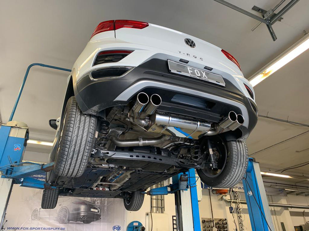 Fox passend fürVW T-Roc - Frontantrieb Endschalldämpfer rechts/links - 2x90 Typ 16 rechts/links