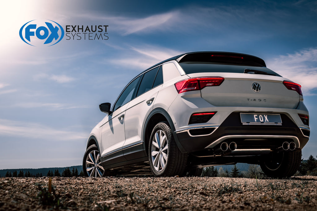Fox passend fürVW T-Roc - Frontantrieb Endschalldämpfer rechts/links - 2x90 Typ 25 rechts/links